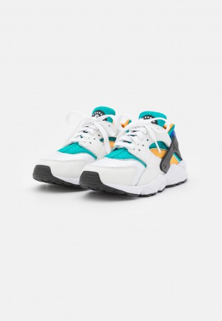 Nike Sportswear AIR HUARACHE UNISEX Sneaker low white/blue/emerald AIR HUARACHE UNISEX Низкие кроссовки женские белый/синий/изумрудный