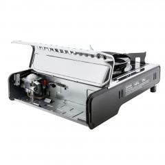 T24 T24 Gaskocher Premium Edelstahl Transportabler Campingkocher Gaskocher  T24 Газовая плита Премиум-класса Портативная походная плита из нержавеющей стали Газовая плита