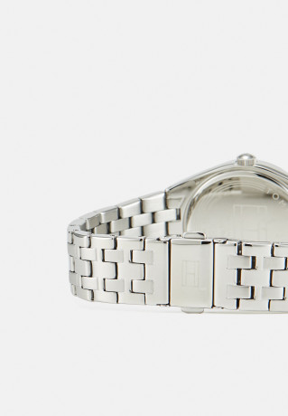 Tommy Hilfiger CASE DIAL BRACELET Watch silver-coloured/green БРАСЛЕТ CASE DIAL Часы серебристый/зеленый