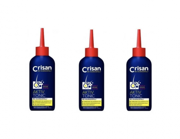 Crisan Aktiv Tonic Wirksystem 3stk Тоник с Аргинином с системой защиты от выпадения волос, 150 мл х 3 штуки