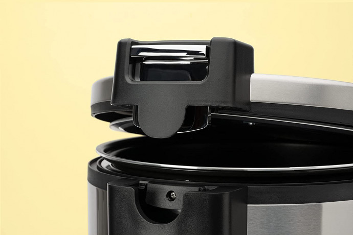 Reishunger Reishunger Reiskocher Gastronomie Reiskocher fur 32 Personen Warmhaltefunktion  Timer, 1900 W  Рисоварка Reishunger для кейтеринга, рисоварка на 32 человека таймер с функцией поддержания тепла, 1900 Вт