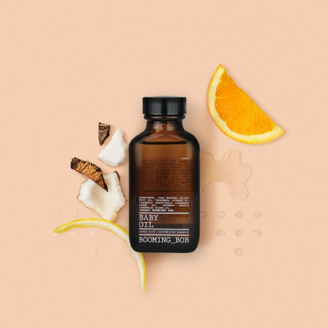 Booming Bob Baby Oil Gentle Olive & Moisturising Chamomile  Детское масло «Нежная олива и увлажняющая ромашка»