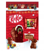 KitKat Adventskalender Адвент-календарь 2025, 24 шоколадные фигурки с хрустящими вафлями, 41см х 28см, 208 грамм