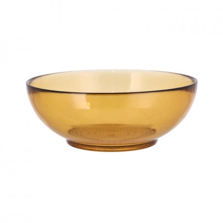 Bitz Bitz Kusintha - Glas amber Salatschussel d: 24 cm / h: 9 cm Bitz Kusintha - Салатник янтарный стеклянный д: 24 см / в: 9 см
