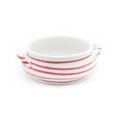 Gmundner Keramik Gmundner Keramik Rotgeflammt Suppenschale 0,37 L / h: 5,9 cm Керамическая суповая тарелка Gmundner с красным пламенем 0,37 л / высота: 5,9 см