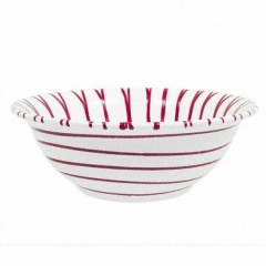 Gmundner Keramik Gmundner Keramik Rotgeflammt Salatschussel d: 33 cm / h: 14 cm / 4,5 L Салатница Gmundner керамическая красная с пламенем д: 33 см / высота: 14 см / 4,5 л