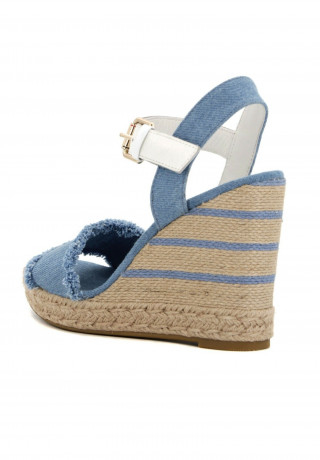 Tommy Hilfiger High heeled sandals denim Босоножки на высоком каблуке джинсовая ткань