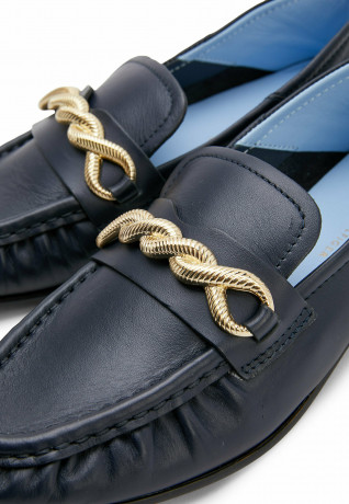 Tommy Hilfiger CHAIN Slip-ons space blue ЦЕПЬ слипоны космический синий
