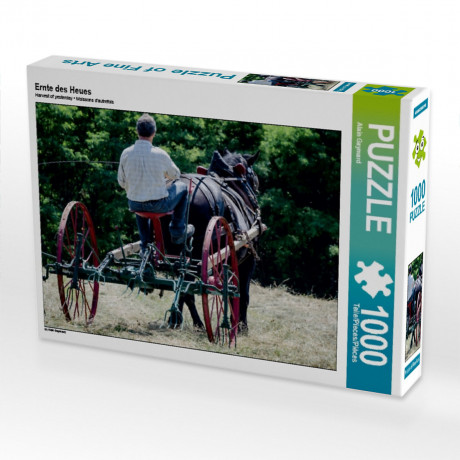CALVENDO Puzzle CALVENDO Puzzle Ernte des Heues Пазл CALVENDO Puzzle Уборка сена