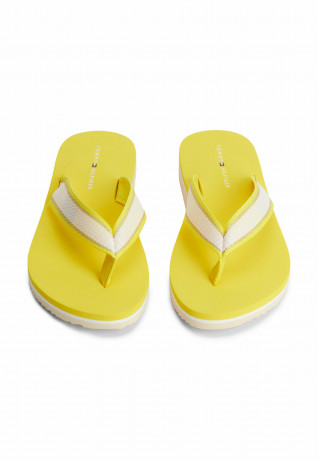 Tommy Hilfiger WEBBING  T-bar sandals vivid yellow WEBBING Сандалии с Т-образной перемычкой ярко-желтый