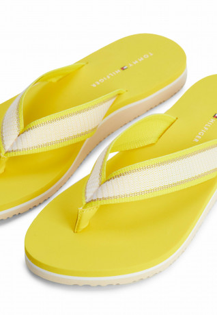 Tommy Hilfiger WEBBING  T-bar sandals vivid yellow WEBBING Сандалии с Т-образной перемычкой ярко-желтый