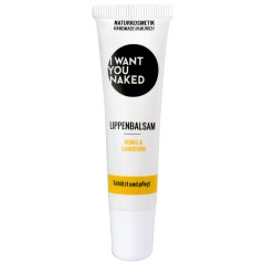 I WANT YOU NAKED Lippen-Balsam Honig &amp; Sanddorn Lippenpflege Lippenbalsam, 10 мл
