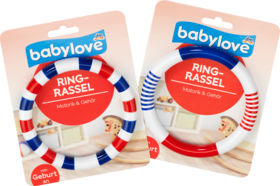babylove кольцо погремушка, 1 шт