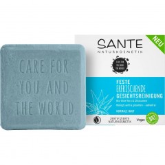 Sante Feste Erfrischende Gesichtsreinigung Bio-Aloe Vera &amp; Chiasamen  Твердое освежающее очищающее средство для лица с органическим алоэ вера и семенами чиа