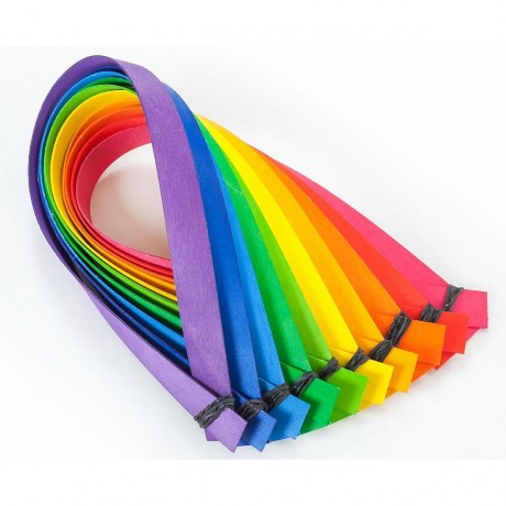 SINA®SPIELZEUG Holzspielzeug FlechtKunst 100cm Magenta 4 Stuck Деревянная игрушка плетеная арт 100см пурпурный 4 штуки