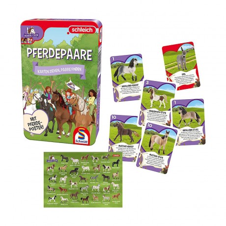 Schmidt Spiele Kartenspiel Schleich Pferdepaare Карточная игра Schleich пары лошадей