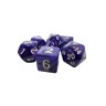 dice4friends 7-tlg. RPG Wurfelset Pearl: Purple\/White 7 шт. RPG Dice Set Жемчуг: Фиолетовый/Белый