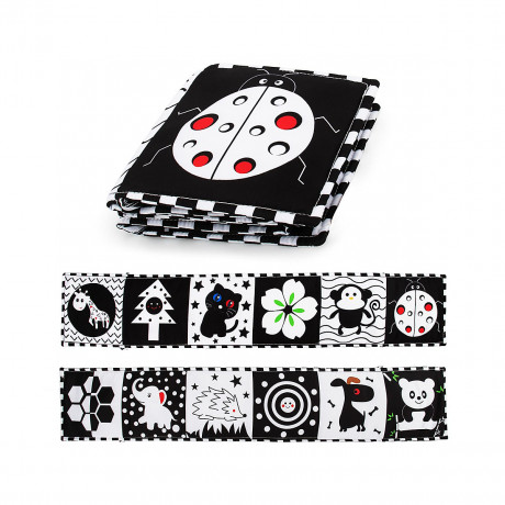 Vetaka Bilderbuch Schwarz Weiss fur Kinder Чёрно-белая книжка с картинками для детей