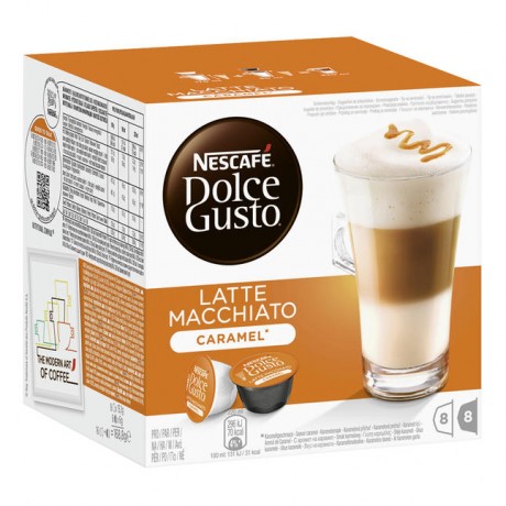 Nescafe Dolce Gusto Kapseln Капсулы "Latte Macchiato Caramel" 168,8 г