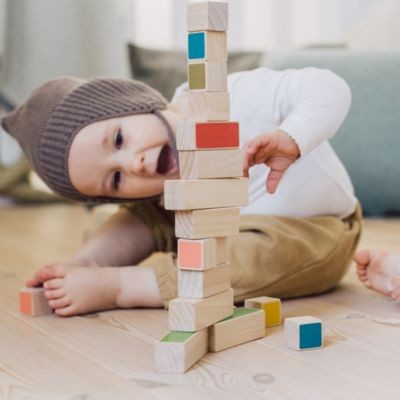 Micki Mini Holz-Bauklotze Деревянные мини-блоки