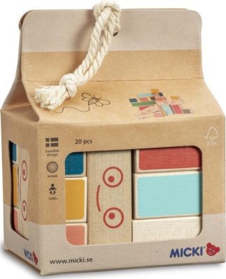 Micki Mini Holz-Bauklotze Деревянные мини-блоки