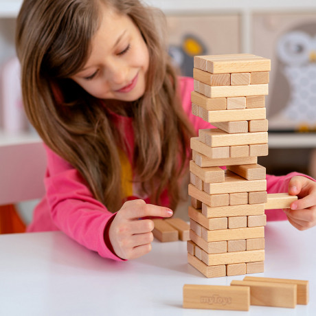 myToys ORIGINALS Wackelturm natur шаткая башня природа