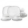 Seltmann Weiden Seltmann Weiden Lido Black Line Tee-Set eckig gross 18-tlg. Seltmann Weiden Lido Black Line Чайный набор квадратный большой, 18 предм.