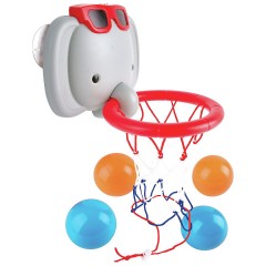 HAPE Badespass mit dem Elefanten-Basketballkorb Купание с баскетбольным кольцом для слона
