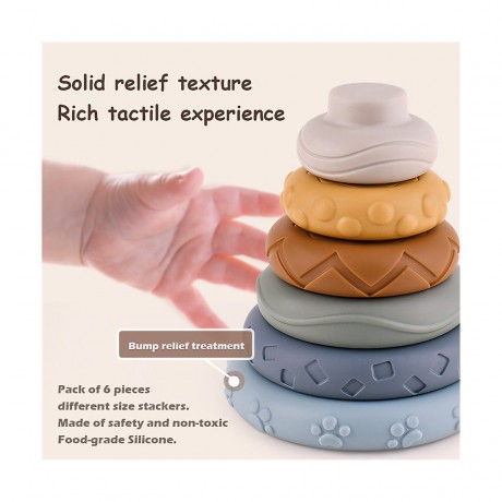 Vetaka Bausteine Beissring Baby Spielzeug fur Kinder Строительные блоки детские игрушки для прорезывания зубов для детей
