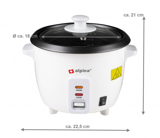 Bubble-Store Bubble-Store Reiskocher mit Warmhaltefunktion, Reiskocher mit Aluminium-Topf, Dampfgarer  Рисоварка Bubble-Store с функцией подогрева, рисоварка с алюминиевой кастрюлей, пароварка