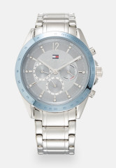 Tommy Hilfiger DIAL BRACELET Chronograph watch silver-coloured БРАСЛЕТ DIAL Часы с хронографом серебристый