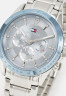 Tommy Hilfiger DIAL BRACELET Chronograph watch silver-coloured БРАСЛЕТ DIAL Часы с хронографом серебристый