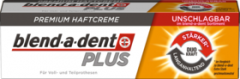 blend-a-dent Plus 3stk, Blend-a-dent Plus Контактный крем для зубных протезов для длительной и прочной фиксации, 3 шт х 40 г