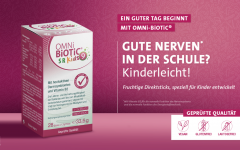 OMNi BiOTiC SR-9 Kids Пробиотик для детей 3+, 9 штаммов бактерий + витамин B2 Поддержка кишечника и нервной системы, персиковый вкус, 28 стиков