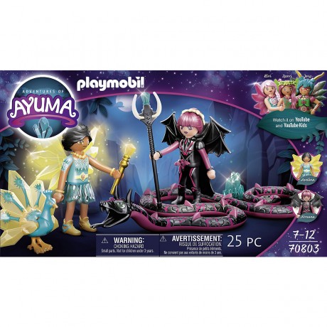 PLAYMOBIL Adventures of Ayuma 4er Set: 70799 Gemeinschaftsbaum + 70806 Forest Fairy mit Seelentier + 70803 Crystal Fairy und Bat Fairy mit Seelentieren + 70802 Knight Fairy mit Seelentier Приключения Аюмы Набор из 4 штук: 70799 Дерево сообщества + 70806 Л