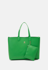 Tommy Hilfiger ICONIC TOMMY TOTE Tote bag galvanic green ICONIC TOMMY TOTE Сумка-тоут гальванический зеленый
