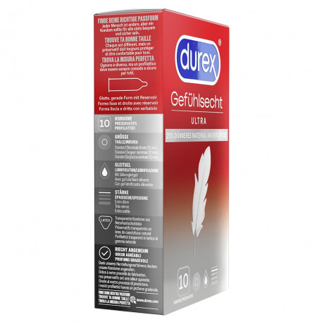 Durex Durex Gefuhlsecht Ultra Kondome  Безопасные ультра презервативы Durex