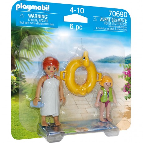 PLAYMOBIL PLAYMOBIL 70690 DuoPack Aqua Park Badegaste PLAYMOBIL 70690 Купальники DuoPack для аквапарка