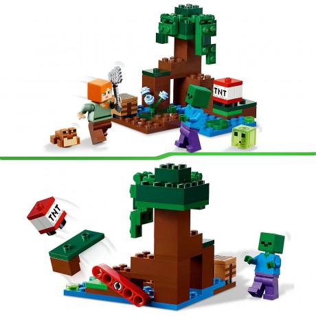 LEGO LEGO Minecraft 21240 Das Sumpfabenteuer LEGO Minecraft 21240 Болотное приключение