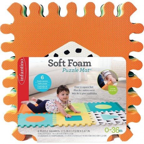 Infantino Puzzle Spielmatte von Weichschaum Коврик-пазл из мягкого поролона