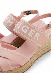 Tommy Hilfiger LOGO MID Espadrilles soothing pink LOGO MID Эспадрильи успокаивающий розовый