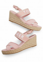 Tommy Hilfiger LOGO MID Espadrilles soothing pink LOGO MID Эспадрильи успокаивающий розовый