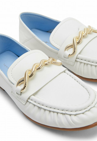 Tommy Hilfiger CHAIN  Slip-ons ecru ЦЕПЬ слипоны экрю