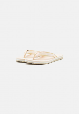 Tommy Hilfiger WEBBING  T-bar sandals sugarcane WEBBING Сандалии с Т-образной перемычкой сахарный тростник