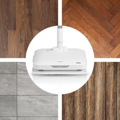 N8WERK N8WERK Akku-Wischmopp Akku-Vibrationsmopp Bodenwischer Moonlight White Edition 30W weiss  Беспроводная швабра N8WERK беспроводная вибрационная швабра швабра для пола Moonlight White Edition 30W белый