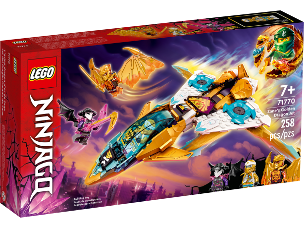 Lego Zanes Golddrachen-Jet Самолет Золотого Дракона Зейна
