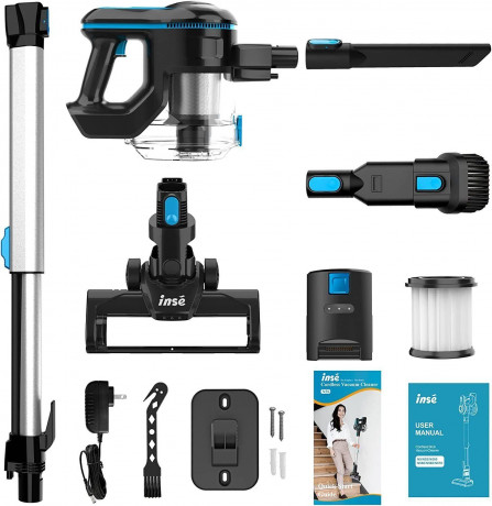 TASVAC TASVAC Akku-Hand-und Stielstaubsauger N5T, 250,00 W, Akku Staubsauger, 25KPa, 250W, Akku Staubsauger, 55 Minuten, 1.2L  Беспроводной ручной и стержневой пылесос TASVAC N5T, 250,00 Вт, беспроводной пылесос, 25 кПа, 250 Вт, беспроводной пылесос, 55 м