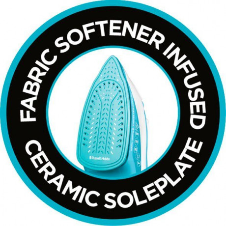 RUSSELL HOBBS RUSSELL HOBBS Dampfbugeleisen 26482-56 Light and Easy Brights Aqua, 2400 W blau Паровой утюг RUSSELL HOBBS 26482-56 Light and Easy Brights Aqua, 2400 Вт