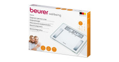 Beurer Beurer Korperanalysewaage BG 51 XXL  weiss/edelstahl (geburstet)  weiss/edelstahl (geburstet) Весы для анализа тела Beurer BG 51 XXL белый/нержавеющая сталь (матовая)