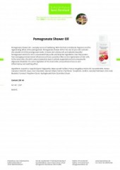 Krauterhaus Sanct Bernhardt Pomegranate Shower Oil, 250 мл